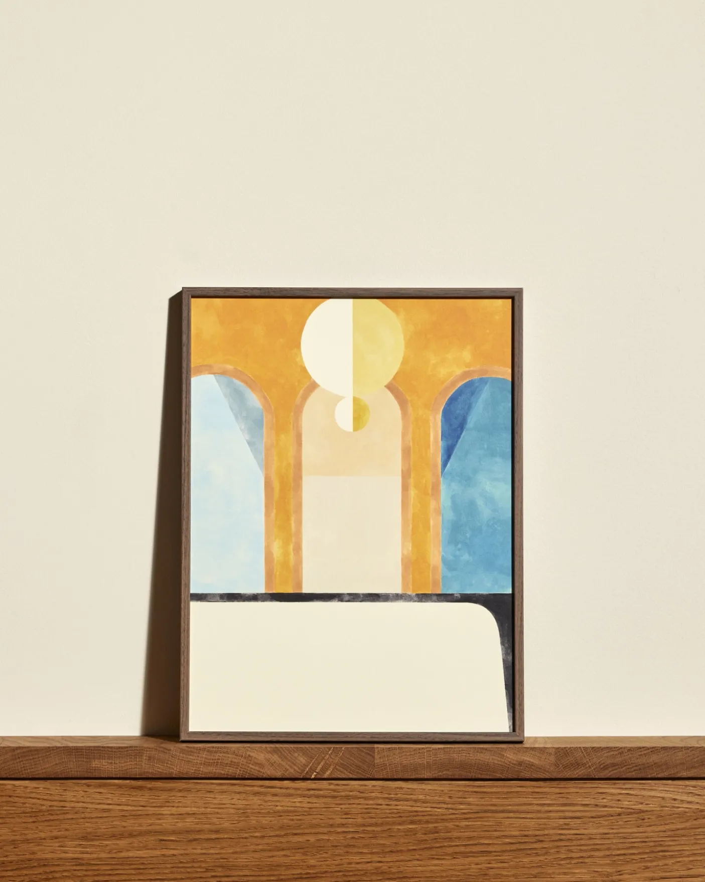 Affiche Salon Dore multicolore