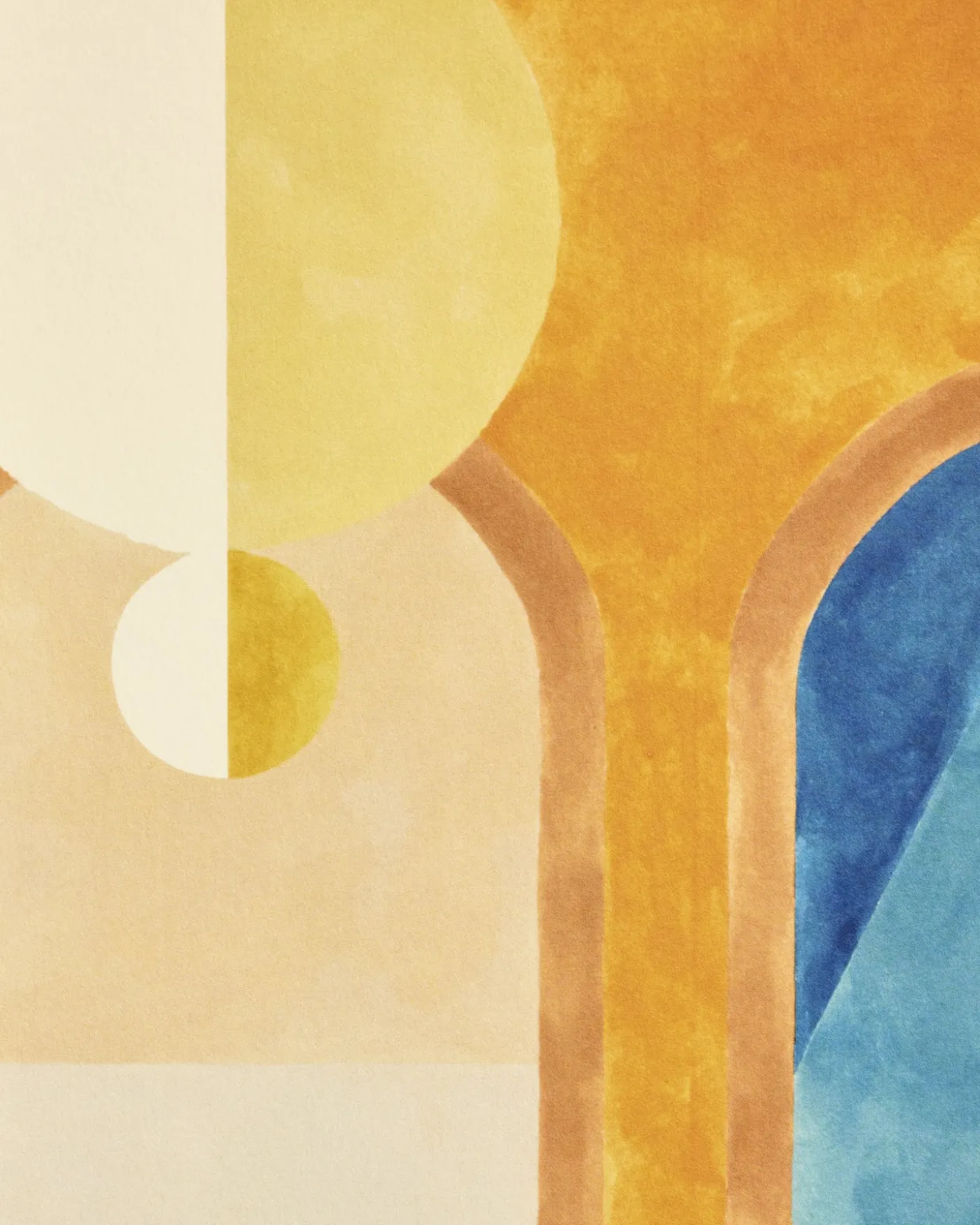 Affiche Salon Dore multicolore