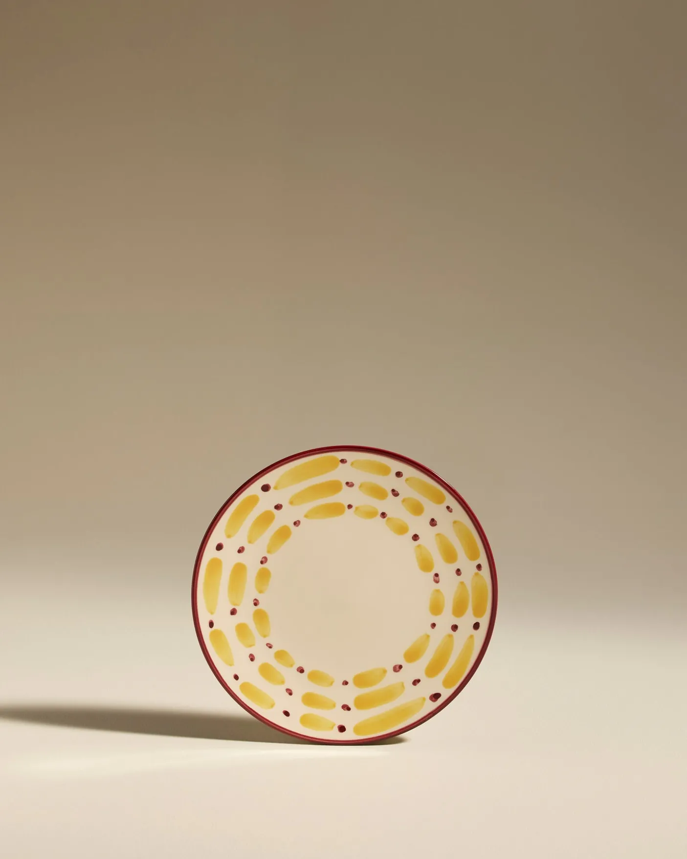 Assiette à dessert Aura - Carmin