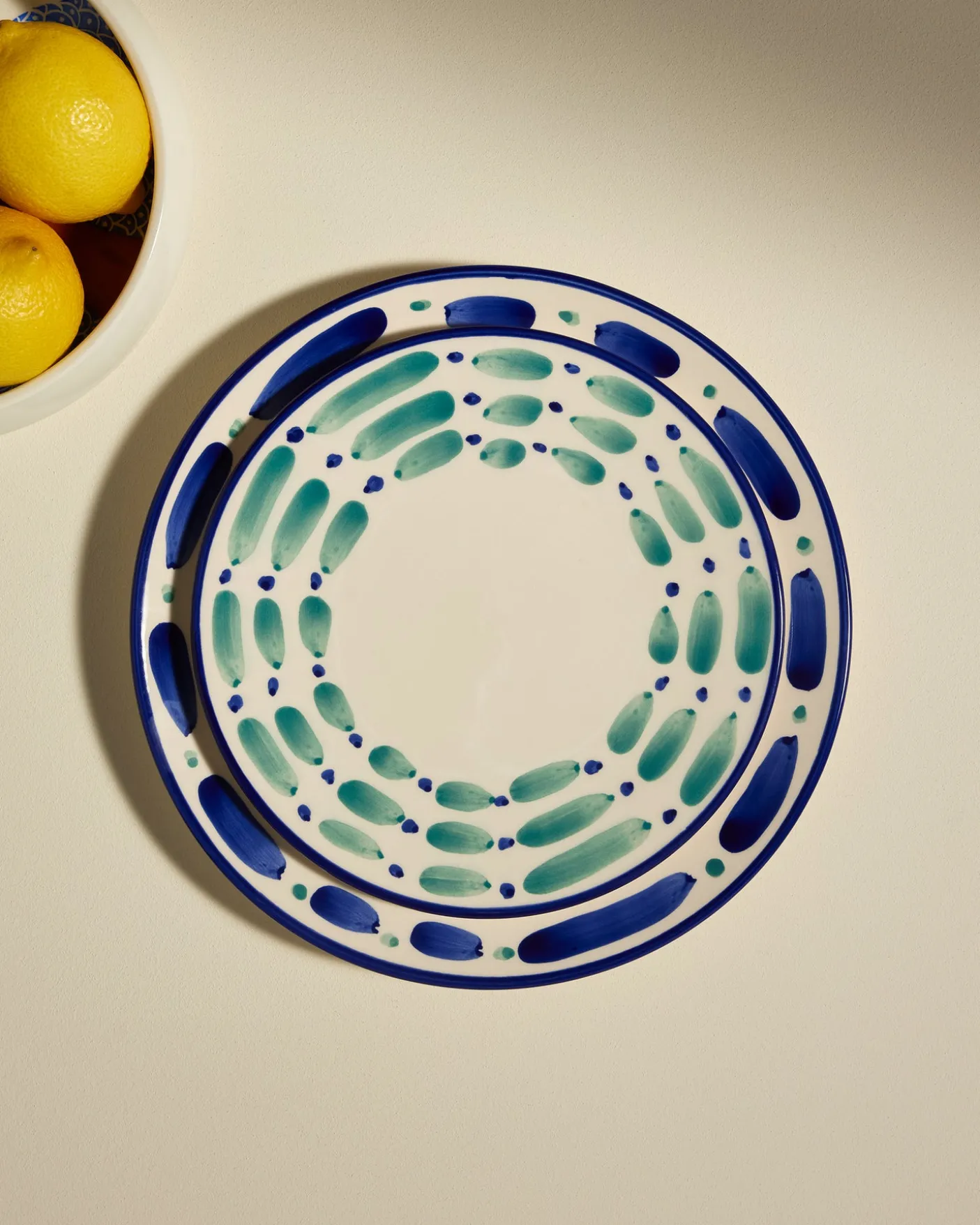 Assiette à dessert Aura - Outremer