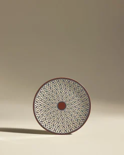 Assiette à dessert Sarah - Carmin