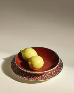 Assiette creuse Sarah - Carmin