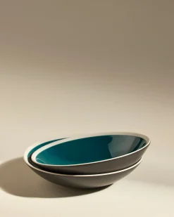 Assiette creuse Sicilia - Bleu Sarah