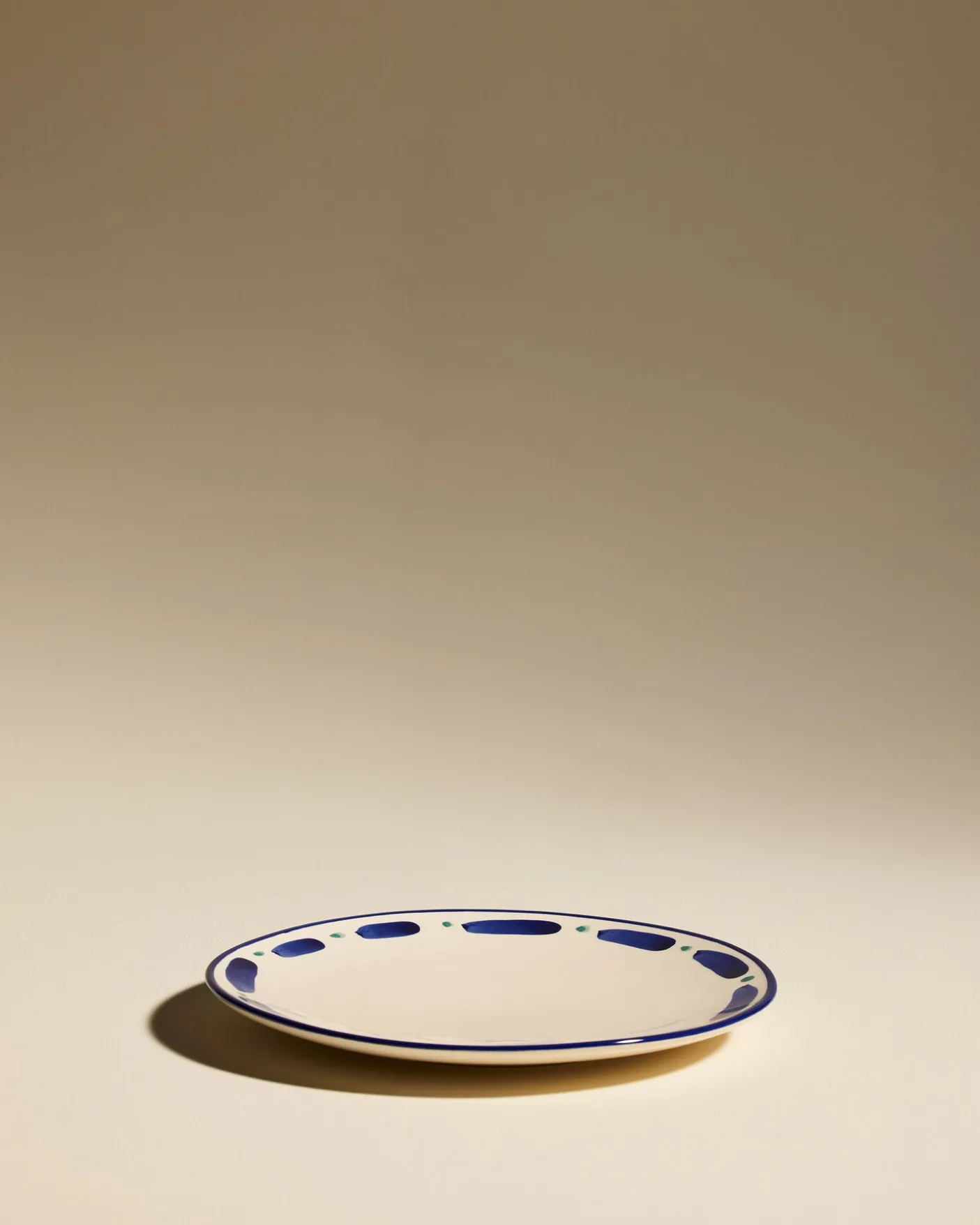 Assiette plate Aura - Outremer