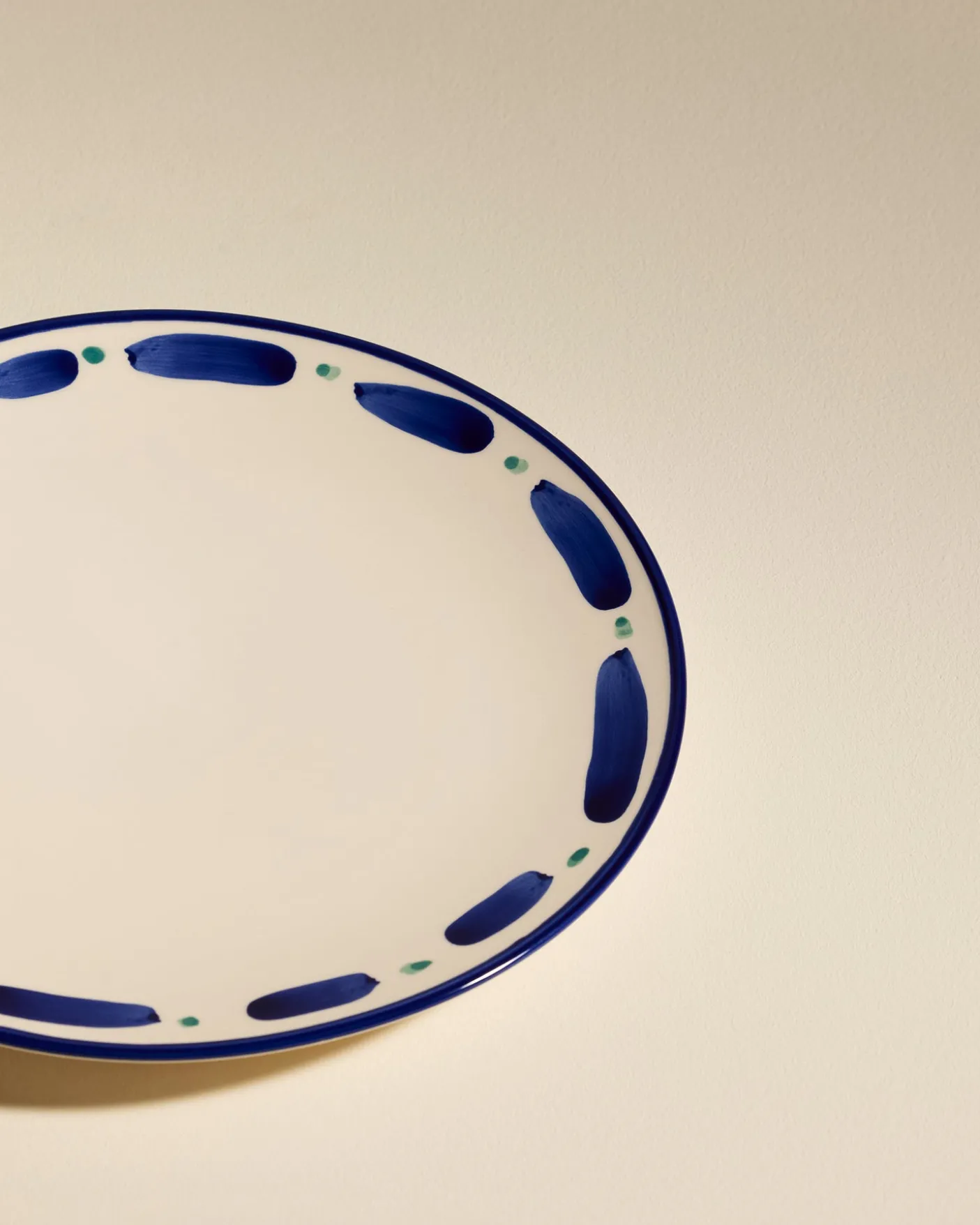 Assiette plate Aura - Outremer