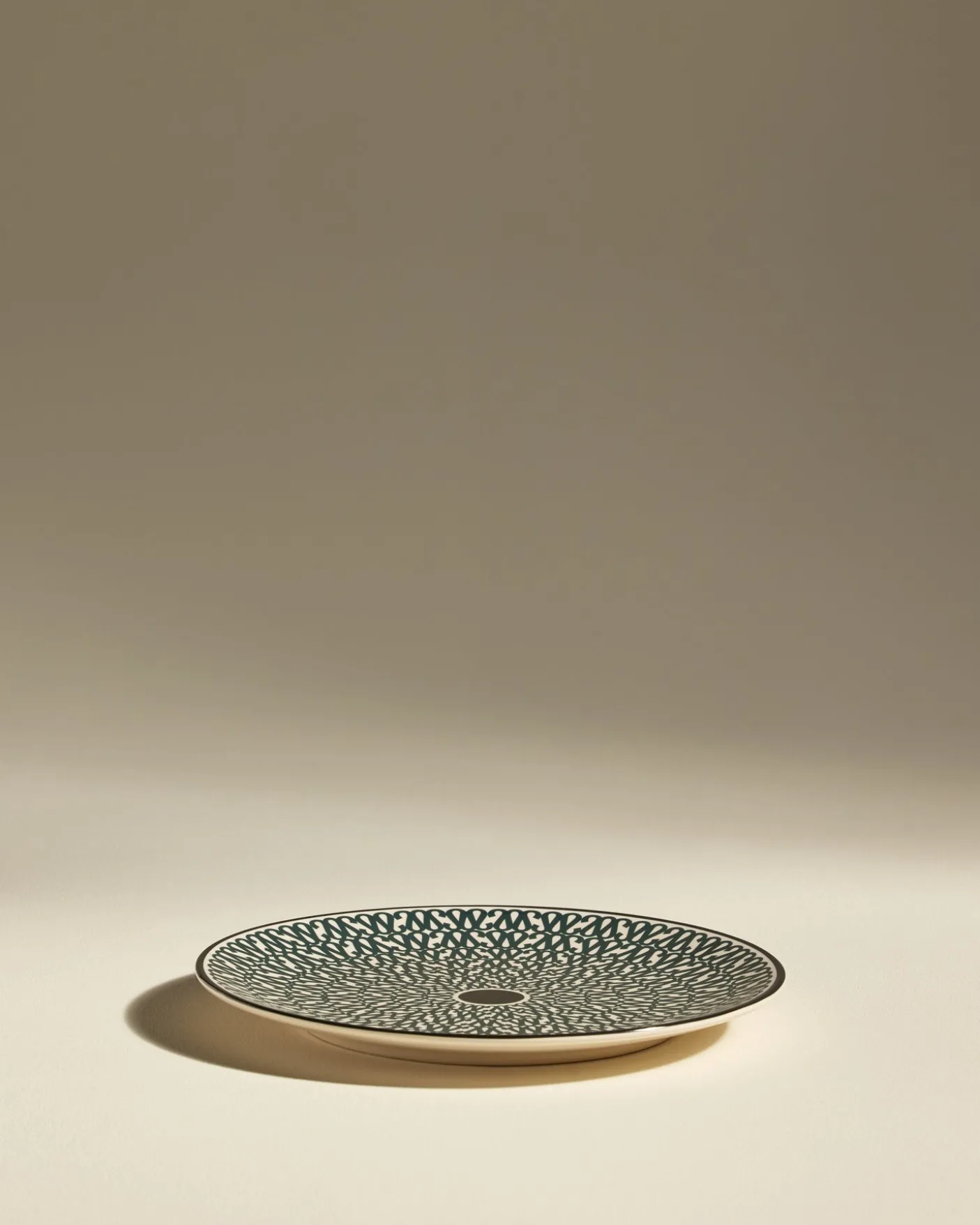 Assiette plate Sarah - Bleu Sarah