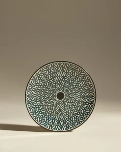 Assiette plate Sarah - Bleu Sarah