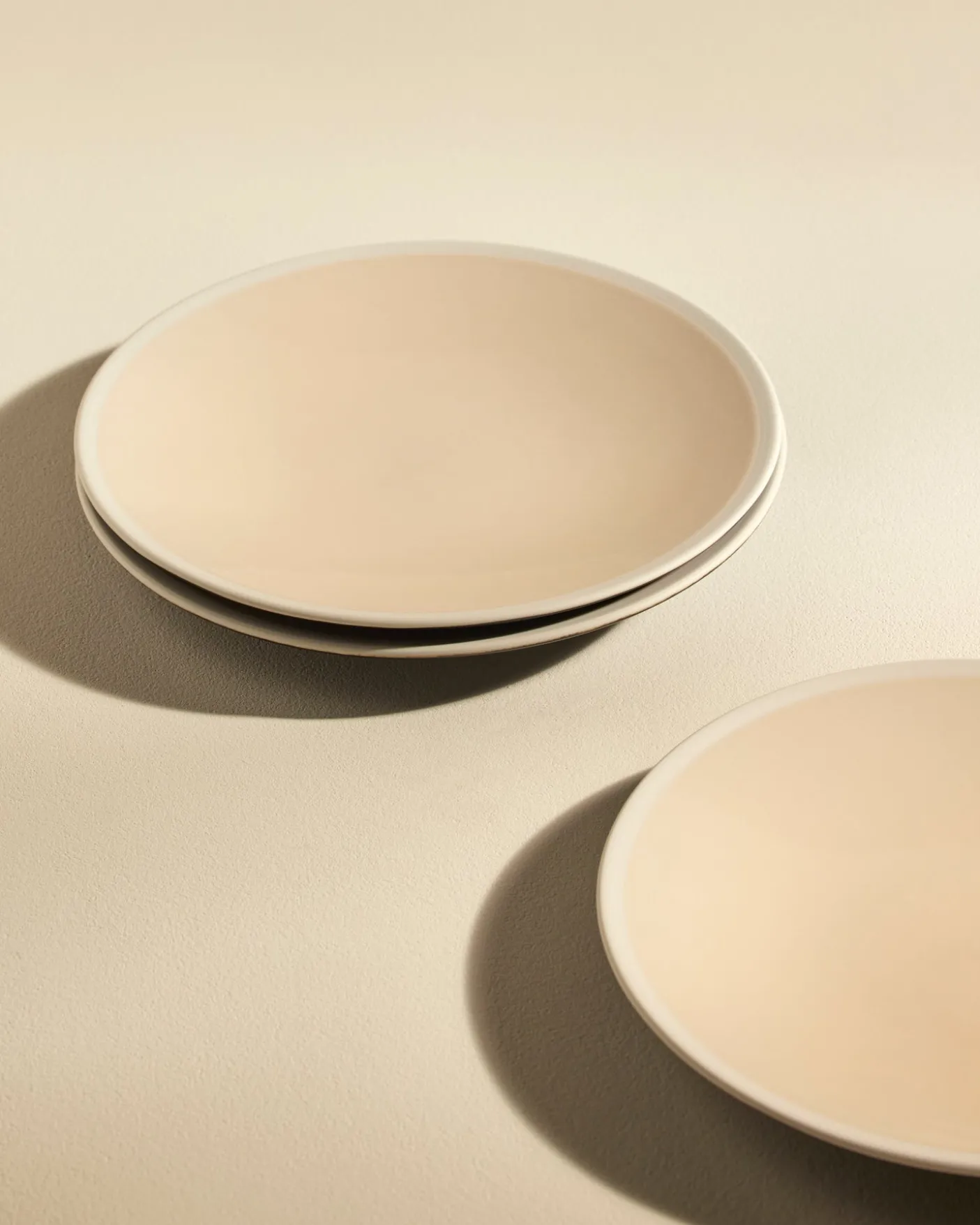 Assiette plate Sicilia - Ecru