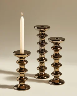 Bougeoir Slave - Mordoré