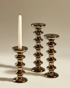 Bougeoir Slave - Mordoré