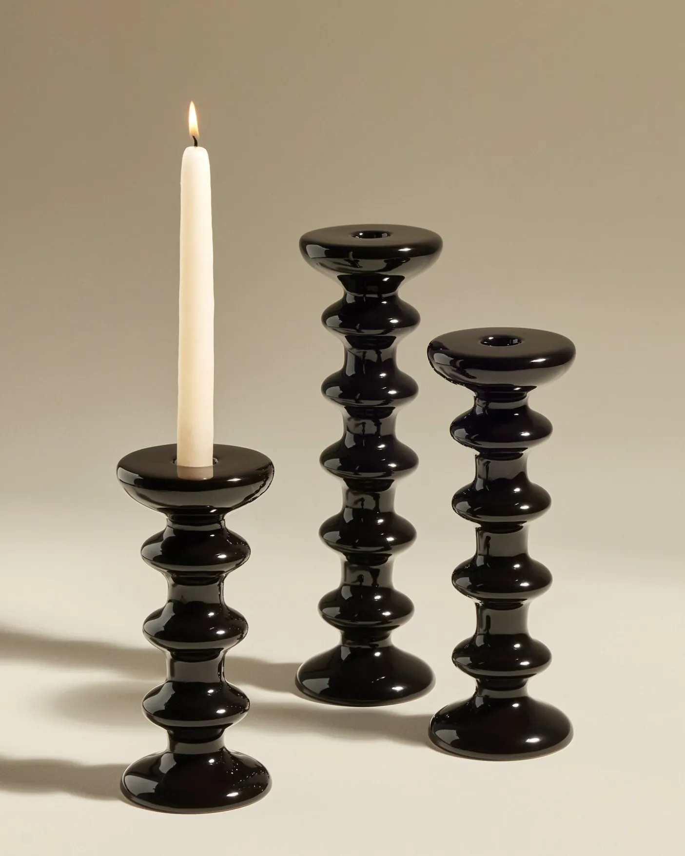 Bougeoir Slave - Noir