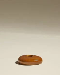 Bougeoir Stone - Fauve