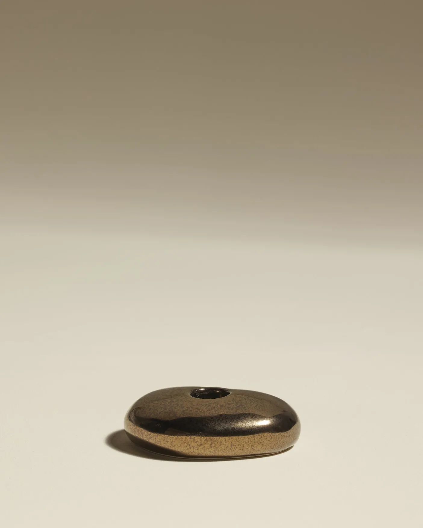 Bougeoir Stone - Mordoré