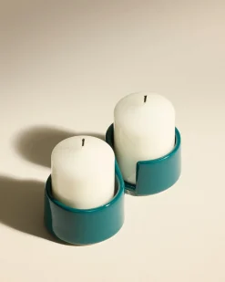 Bougeoir Toi Et Moi - Bleu Sarah