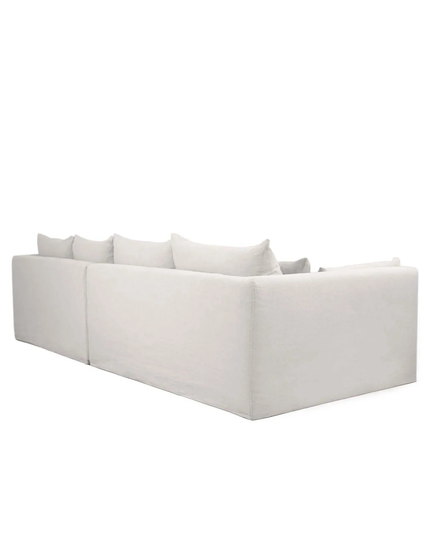 Canapé d'angle SuperBox - Angle à droite - Gris clair