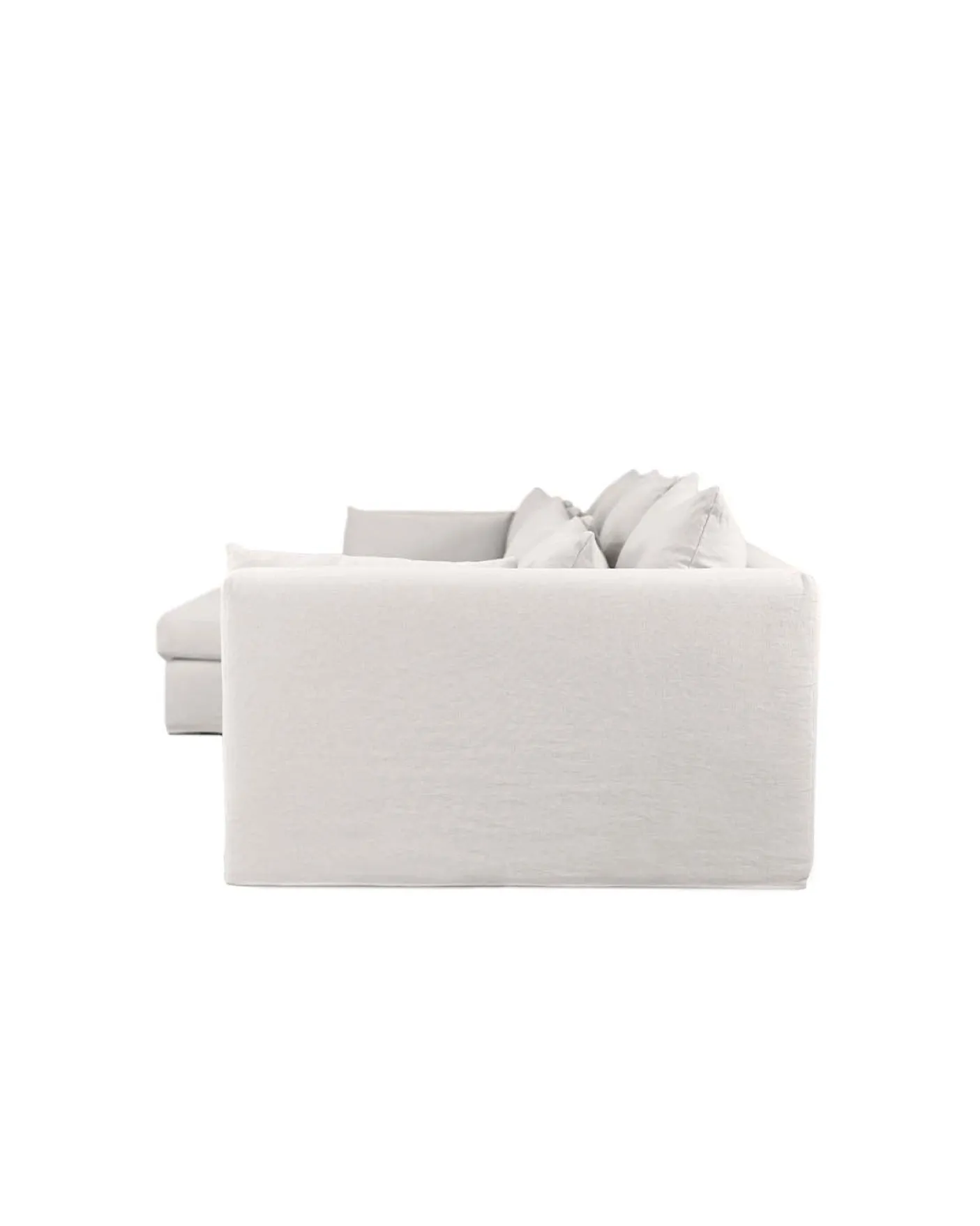 Canapé d'angle SuperBox - Angle à gauche - Gris clair