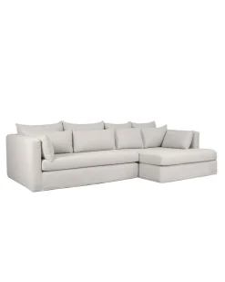 Canapé d'angle SuperBox - Angle à droite - Lin