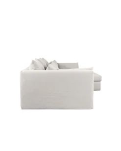 Canapé d'angle SuperBox - Angle à droite - Lin