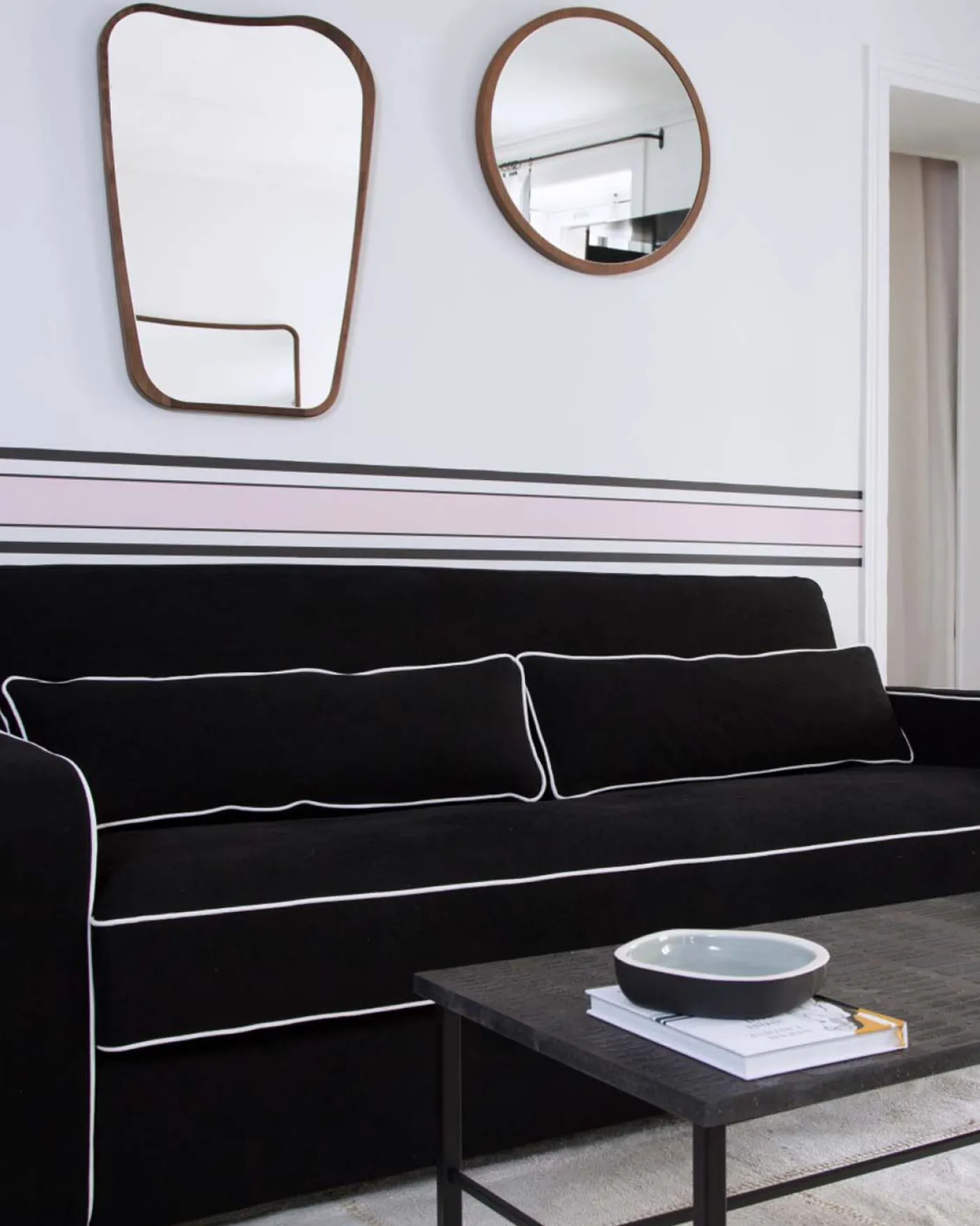 Canapé-lit Marie - Noir