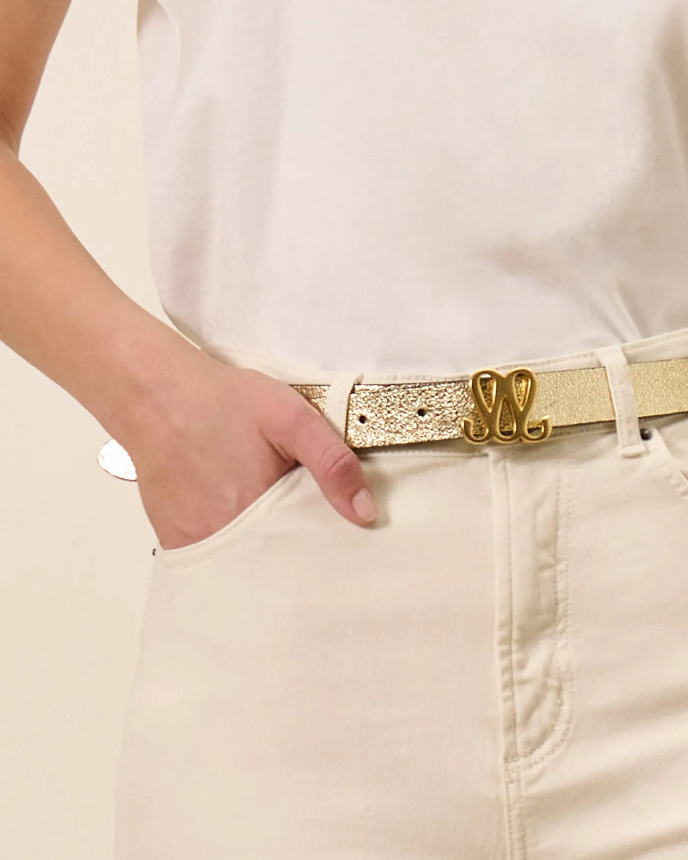 Ceinture Reversible Monogramme - Noir