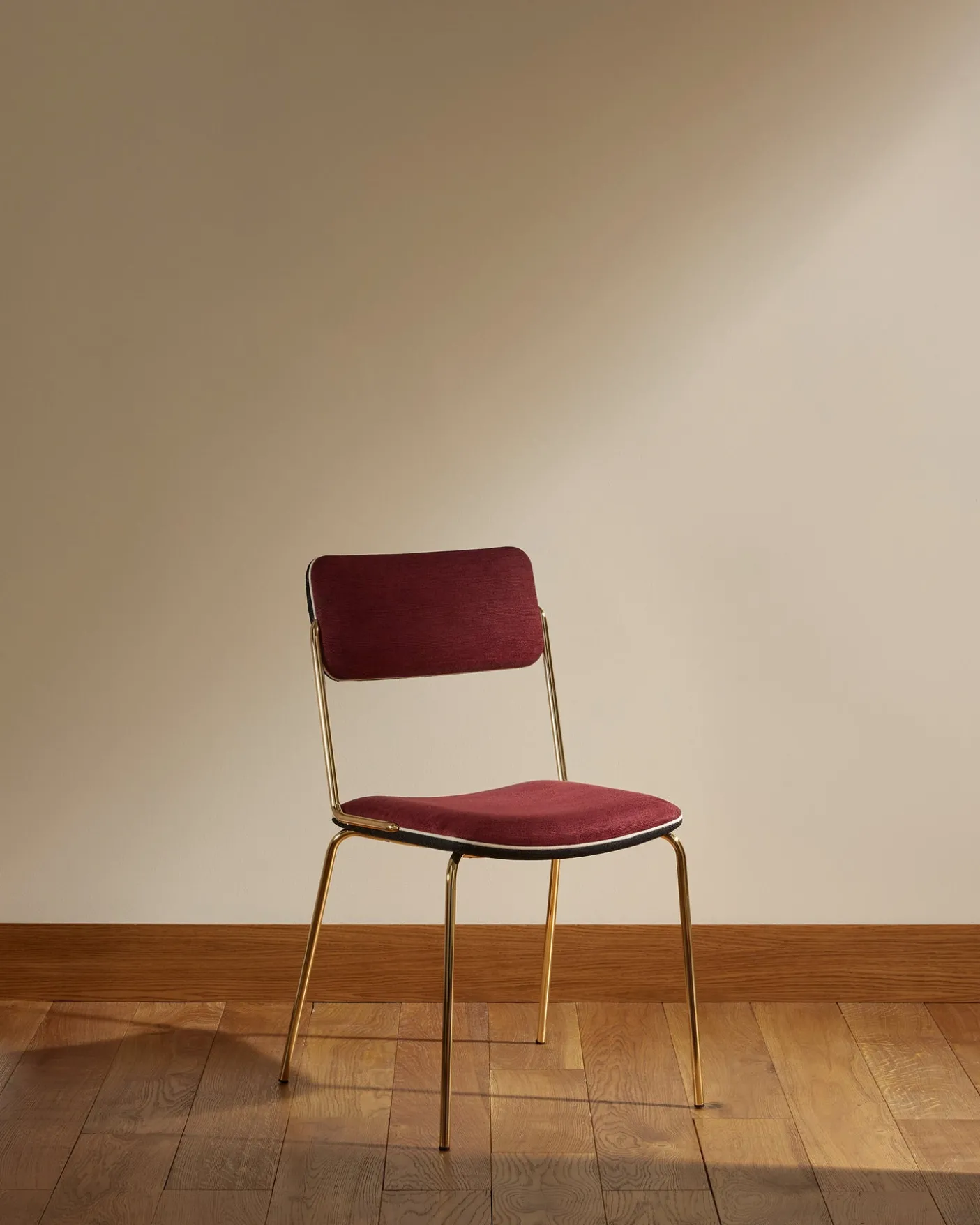 Chaise Double Jeu - Doré / Cassis