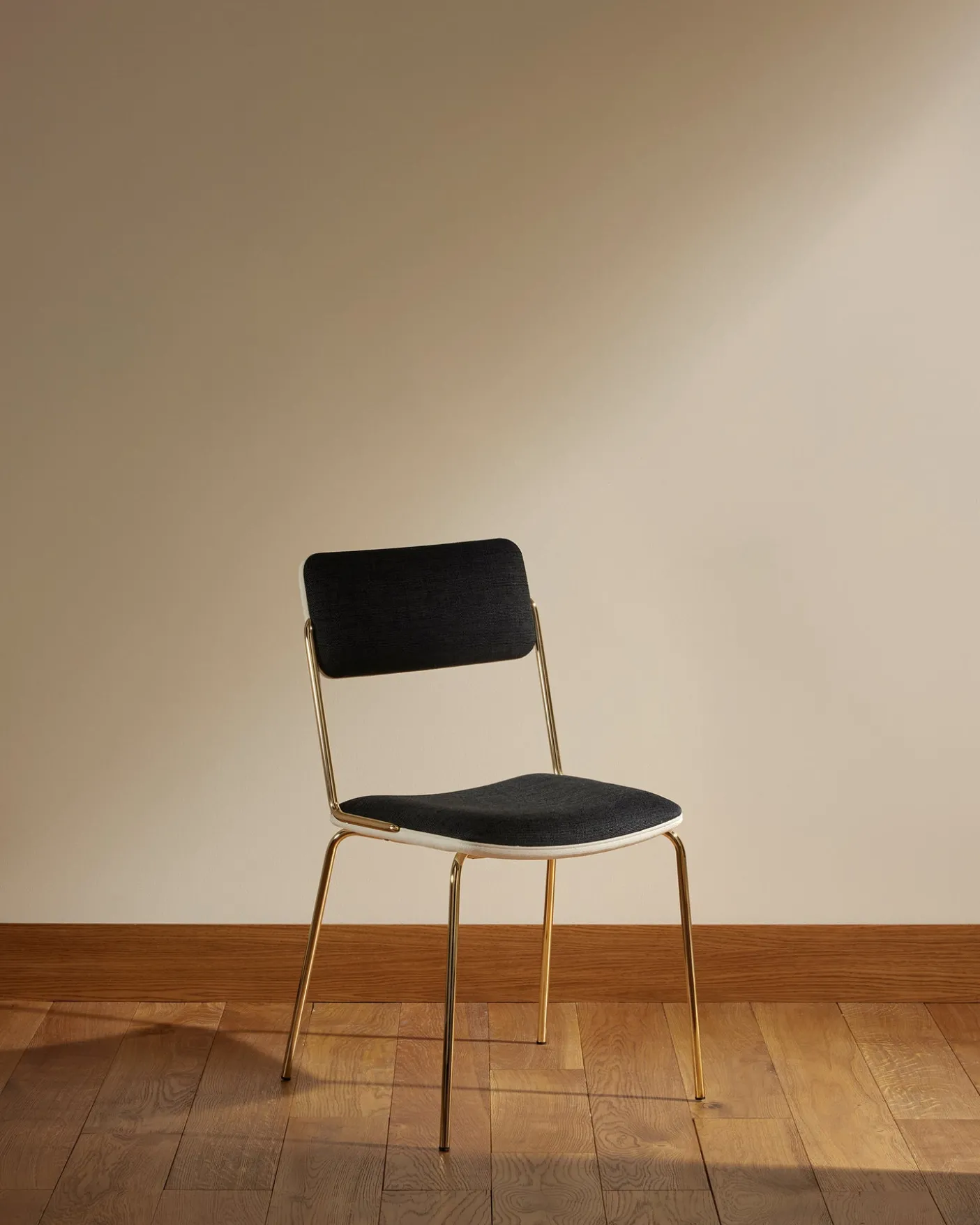 Chaise Double Jeu - Doré / Noir