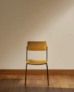 Chaise Double Jeu - Noir / Ocre