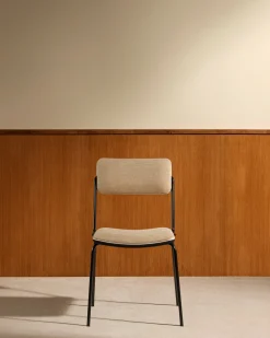 Chaise Double Jeu - Noir / Lin