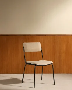 Chaise Double Jeu - Noir / Lin