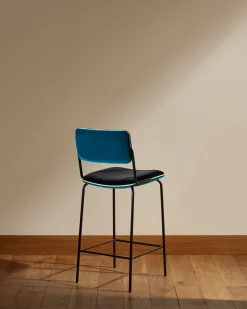 Chaise Ilot Double Jeu - Bleu Sarah