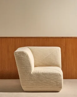 Chauffeuse d'Angle Chill - Ecru