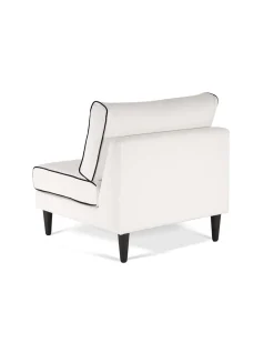 Chauffeuse Noa - Blanc / Noir