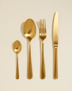 Coffret de Couverts Dorés