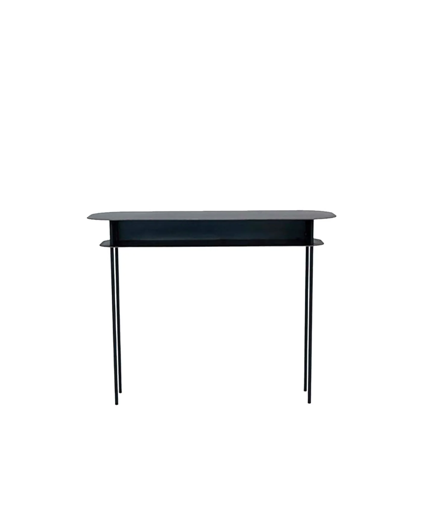 Console Tokyo Acier Ciré - Noir