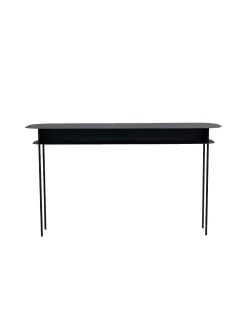 Console Tokyo Acier Ciré - Noir