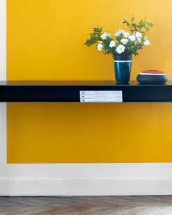 Console Tokyo Acier Ciré - Noir