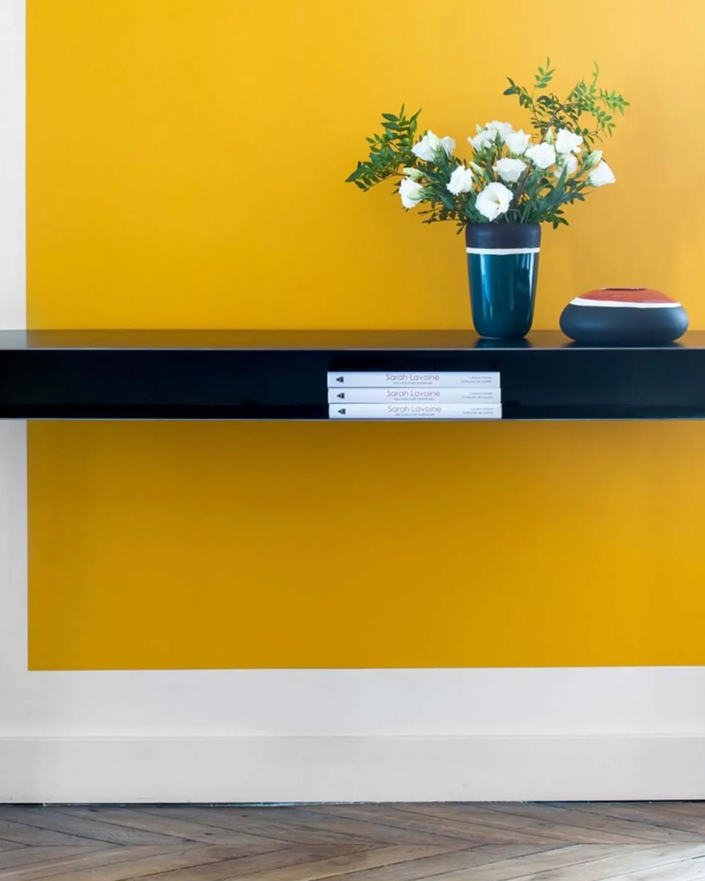 Console Tokyo Acier Ciré - Noir