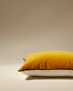 Coussin Double Jeu - Ocre