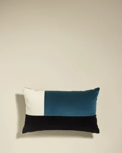 Coussin Echec et Mat - Bleu Sarah