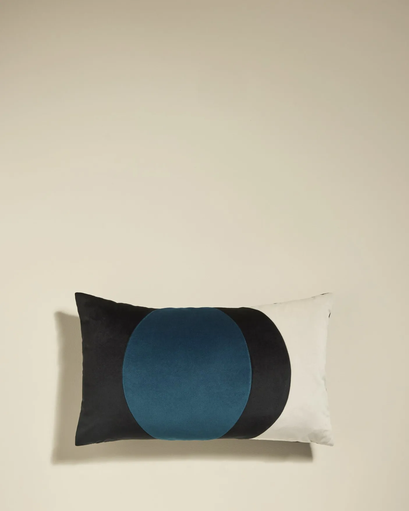 Coussin Lune - Bleu Sarah