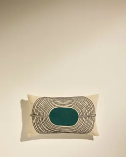 Coussin Mirage -Bleu Sarah