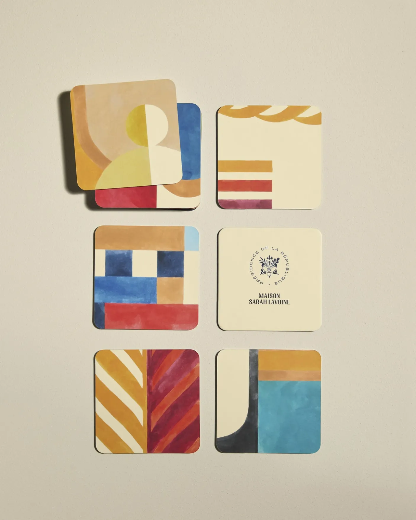 Dessous de verre Fraternité - Multicolore