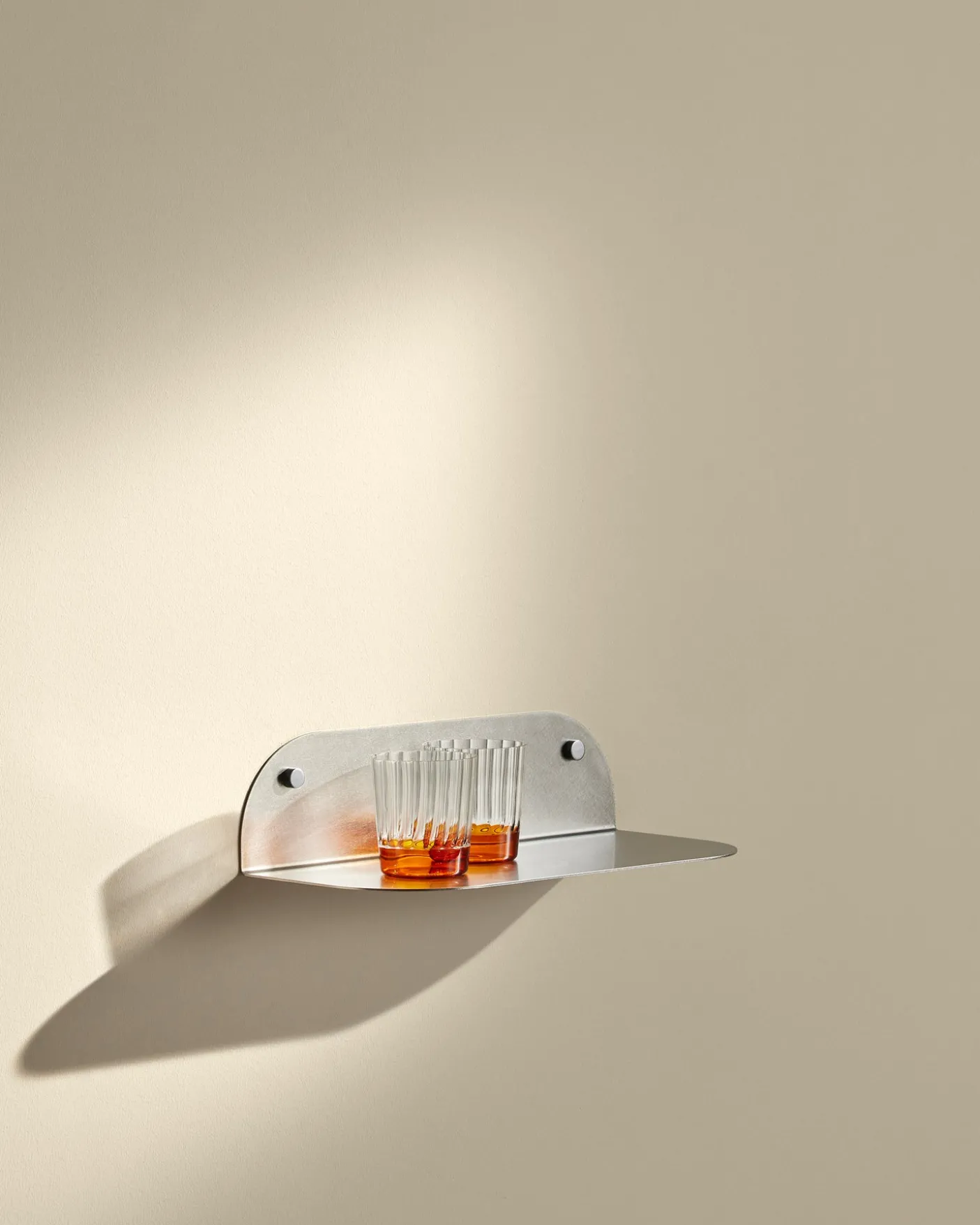 Etagère murale Tokyo - Inox brossé