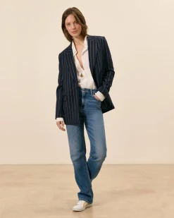 Jean droit Raspail - Bleu