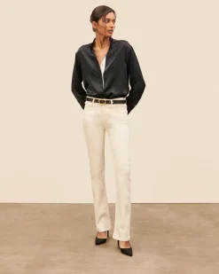 Jean Flare John - Ecru