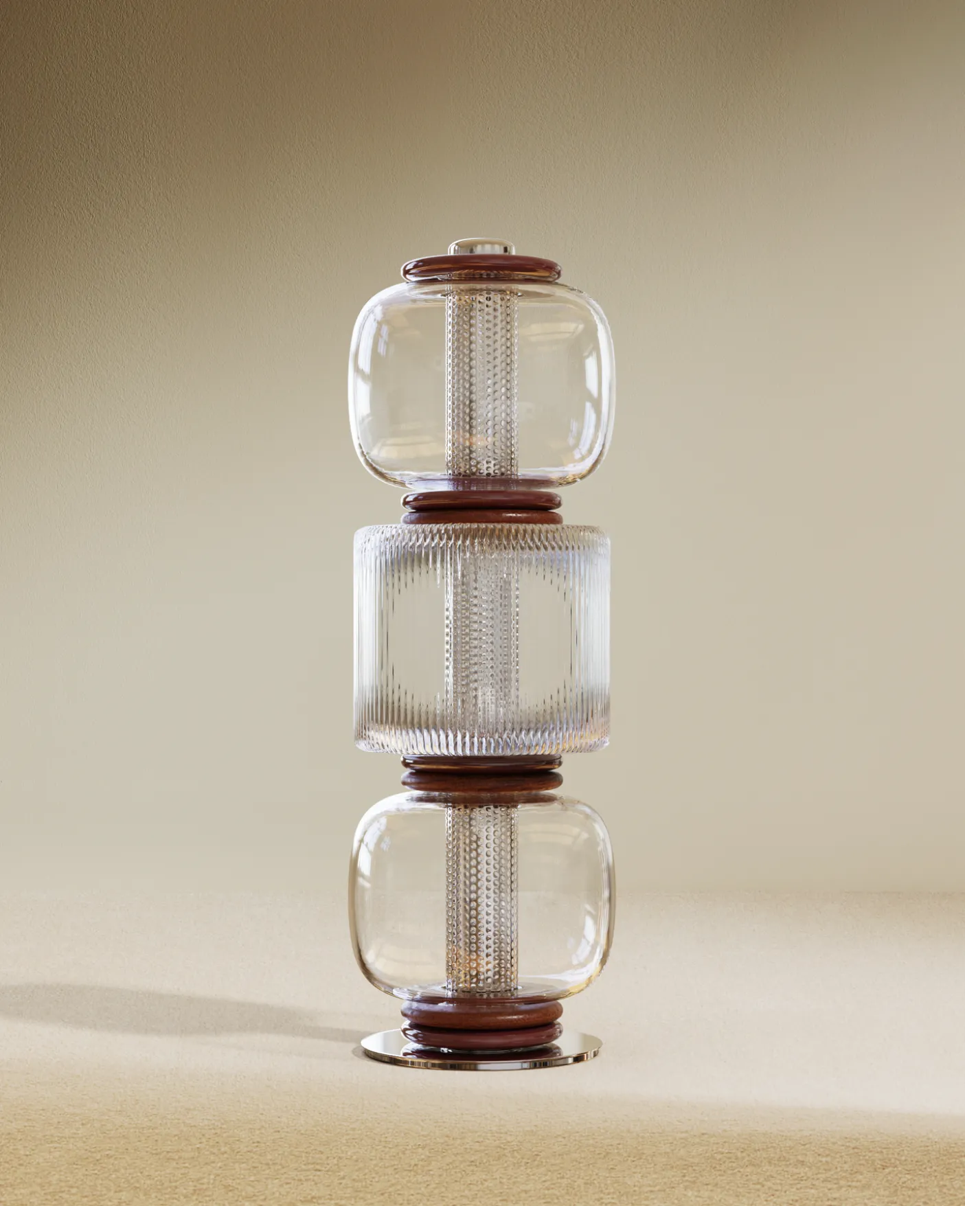 Lampadaire Loulou - Aubergine