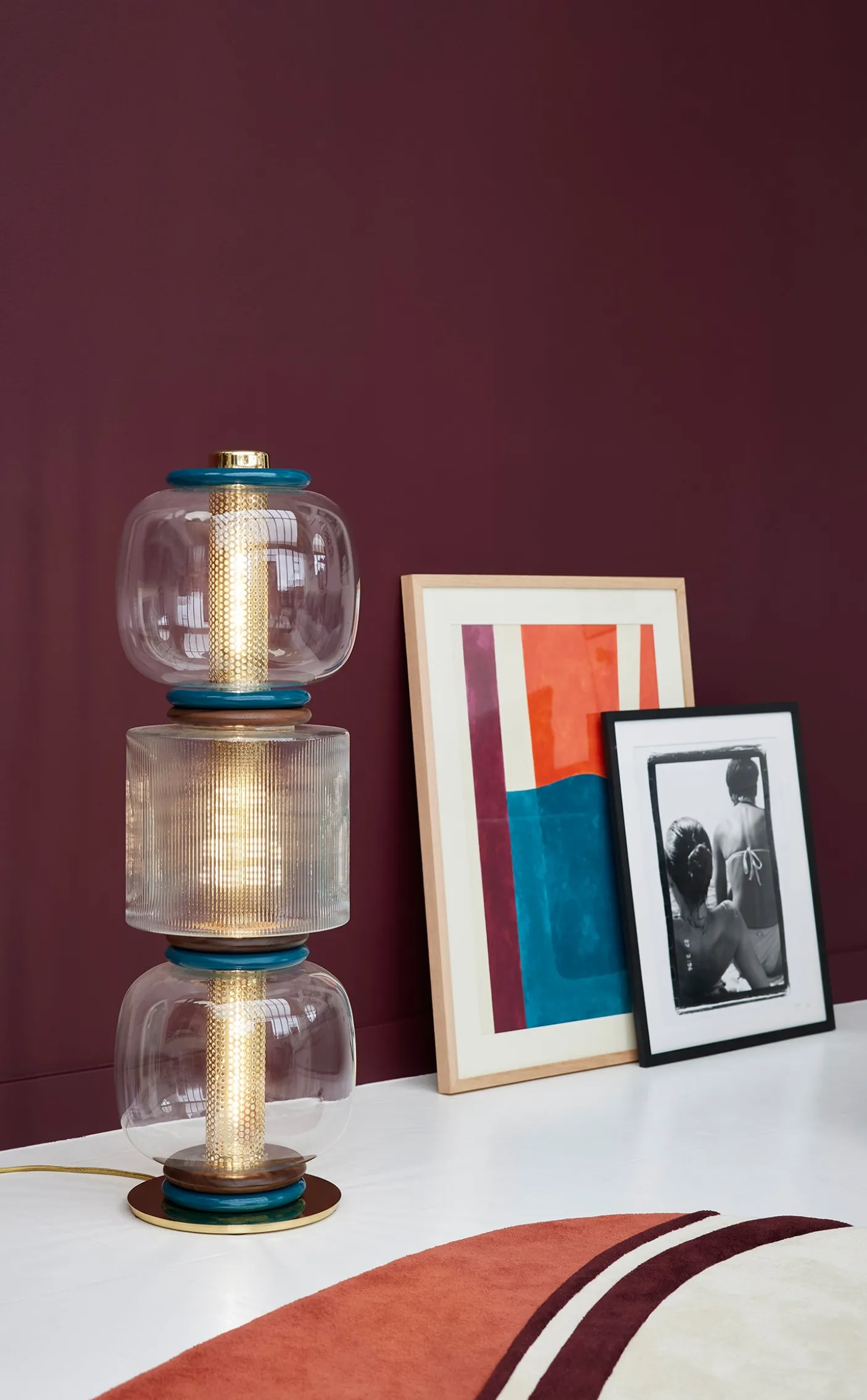 Lampadaire Loulou - Aubergine