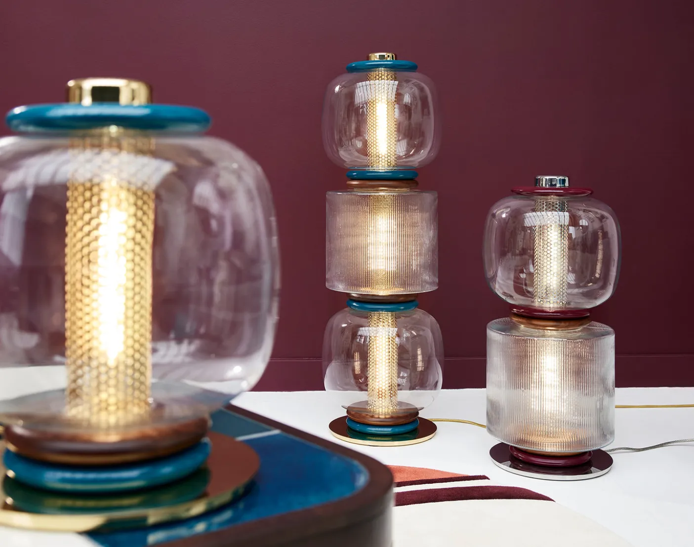 Lampadaire Loulou - Aubergine