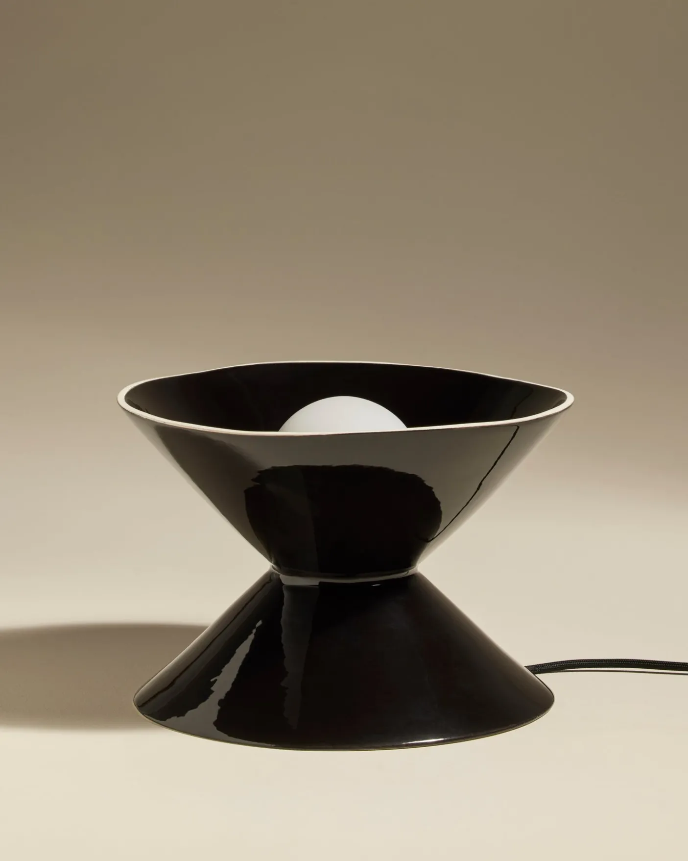 Lampe de table Sablier - Noir