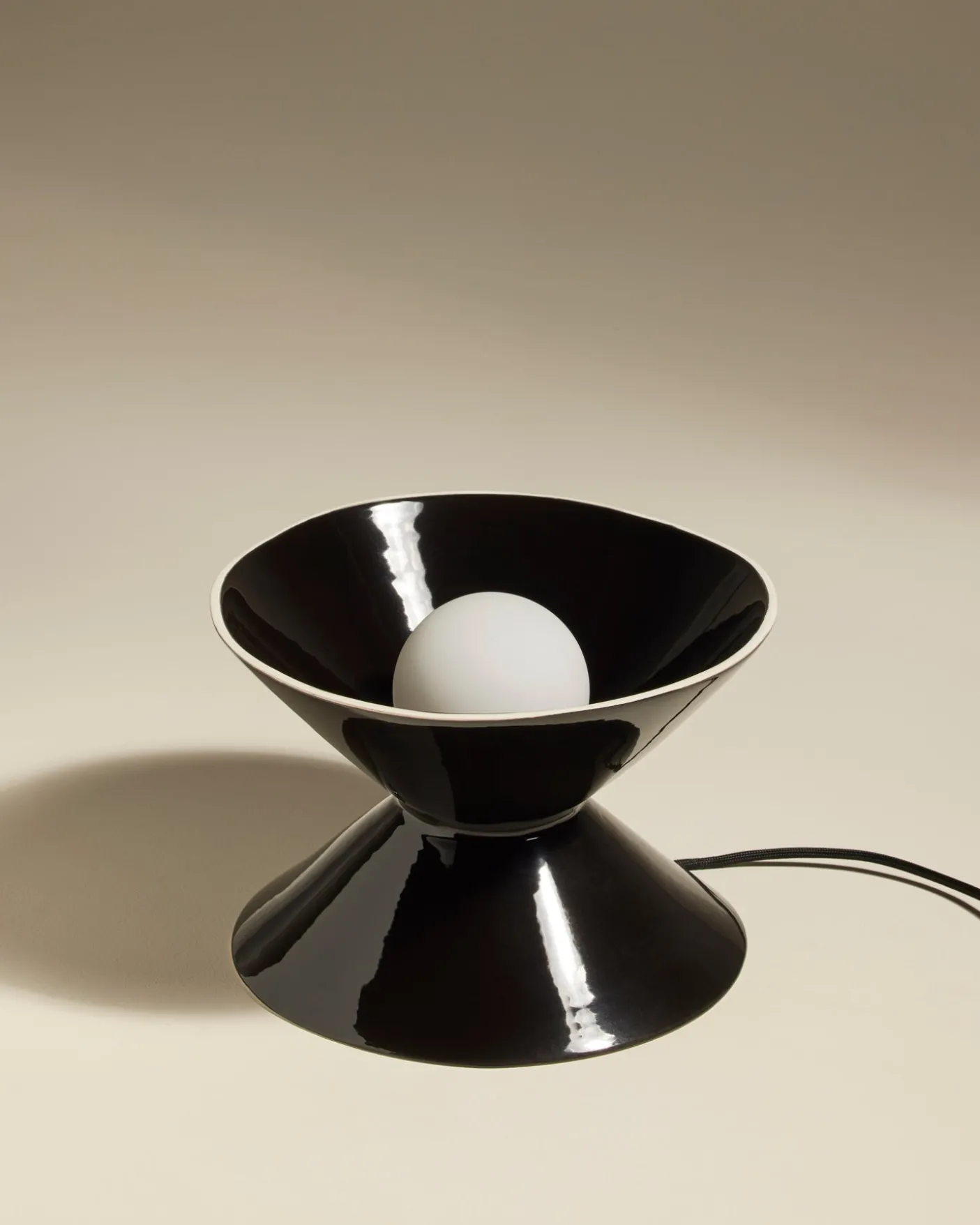 Lampe de table Sablier - Noir